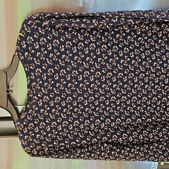 💕THE GREAT💕 The Henley Romper ~ Navy Apron Floral Size 1 Small NWT - Picture 12 of 16